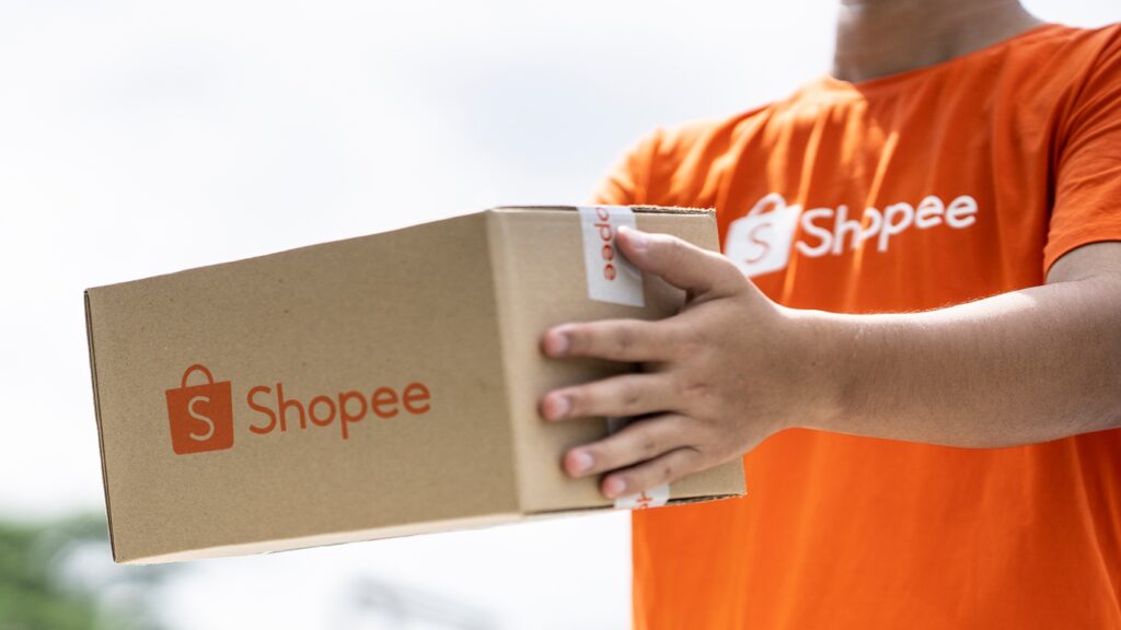 entregador Shopee